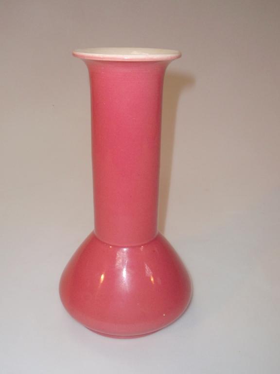 Appraisal: A William Ault Staffordshire stone china vase with an elongated