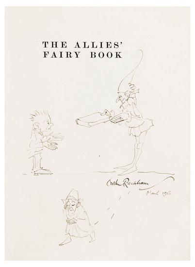 Appraisal: RACKHAM Arthur Illustrator - The Allies Fairy Book London William