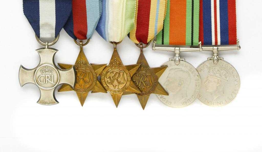 Appraisal: WORLD WAR TWO DSC GROUP OF SIX Distinguished Service Cross