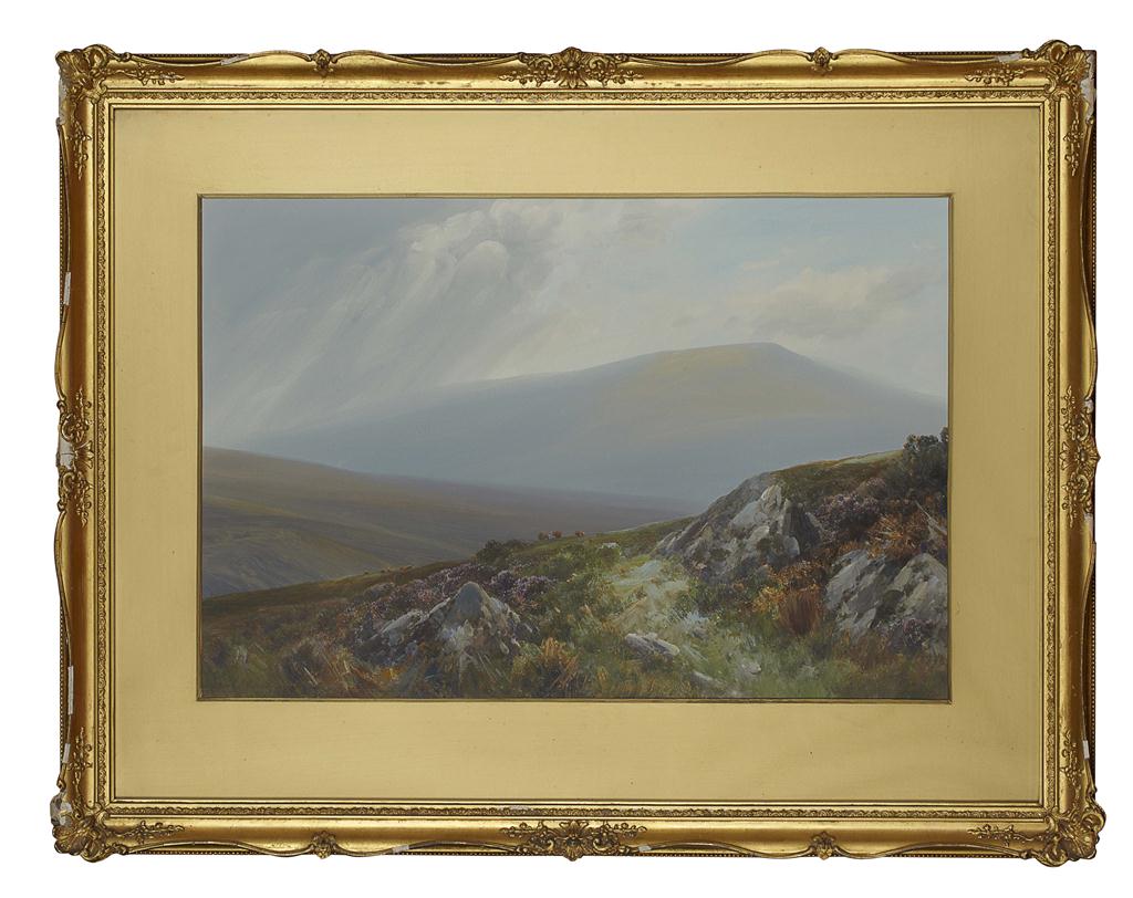 Appraisal: FREDERICK JOHN WIDGERY BRITISH - STEEPERTON TOR DARTMOOR Signed and