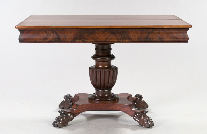 Appraisal: American Late Classical Mahogany Dining Table second quarter th century