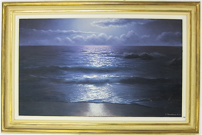 Appraisal: FELIPE TORREBLANCA OIL ON CANVAS Mexico th st century Moonlit