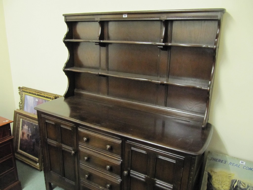 Appraisal: Ercol style kitchen dresser