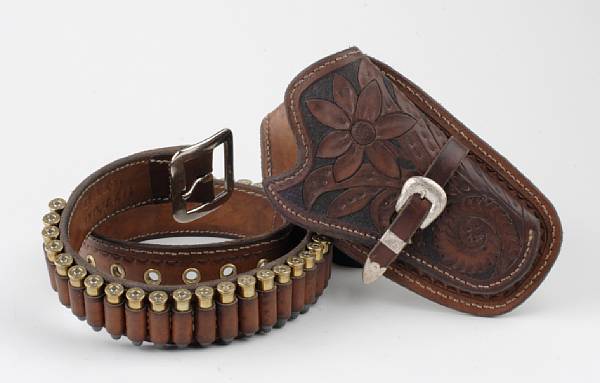 Appraisal: A Gail Davis holster and bullet belt from Annie Oakley