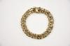 Appraisal: BRACELET - K yellow gold link bracelet dwt long wide