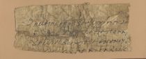 Appraisal: Fragment of Papyrus C th- th Century A D Fragment