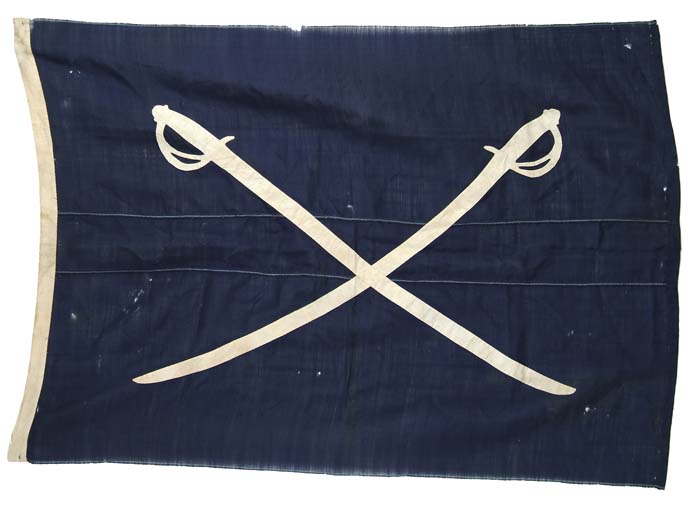 Appraisal: CIVIL WAR HEADQUARTERS FLAG OF COLONEL CHARLES EVERETT COMMANDER OF