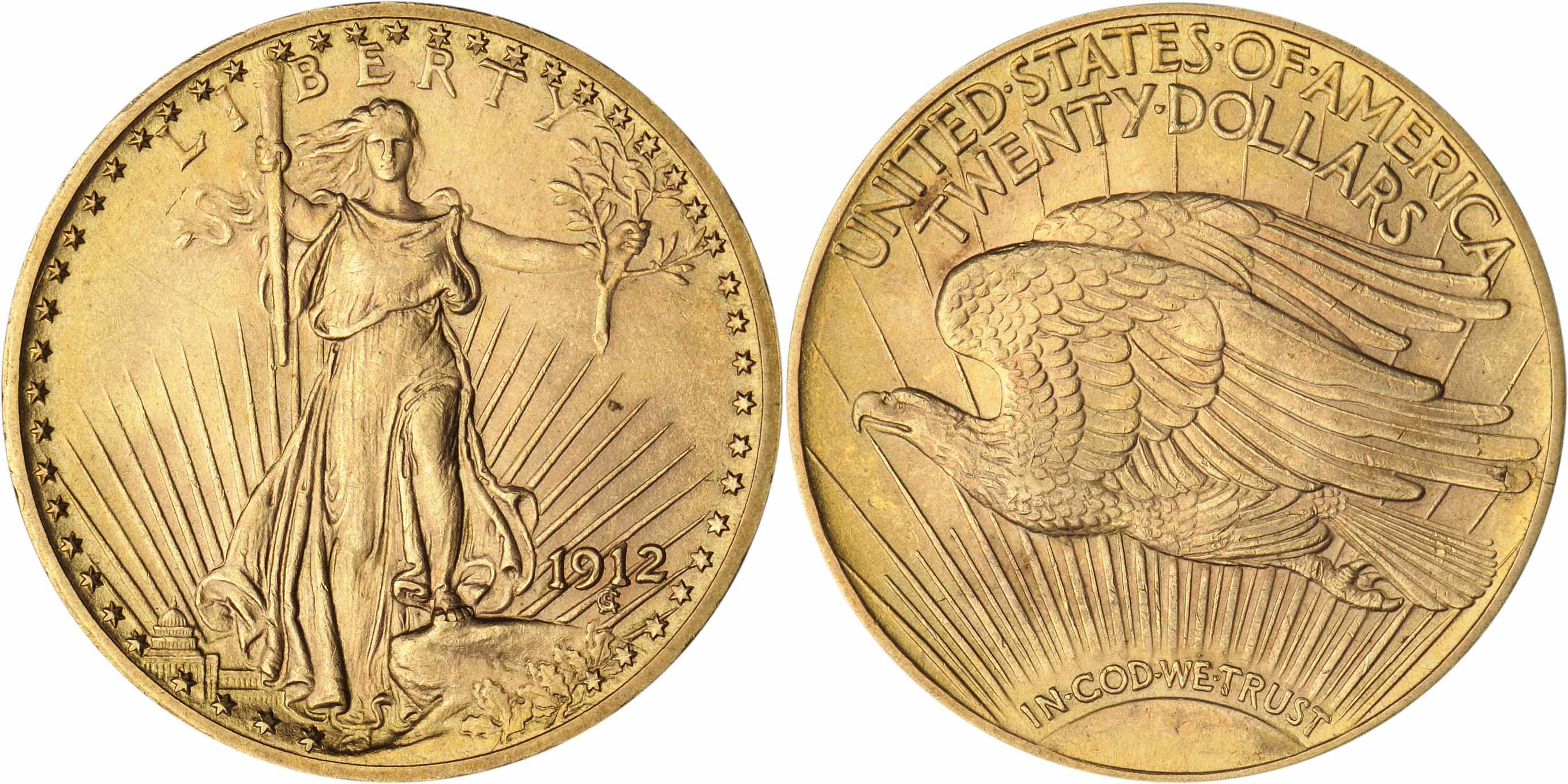 Appraisal: Among - Philadelphia Mint double eagles the is not quite