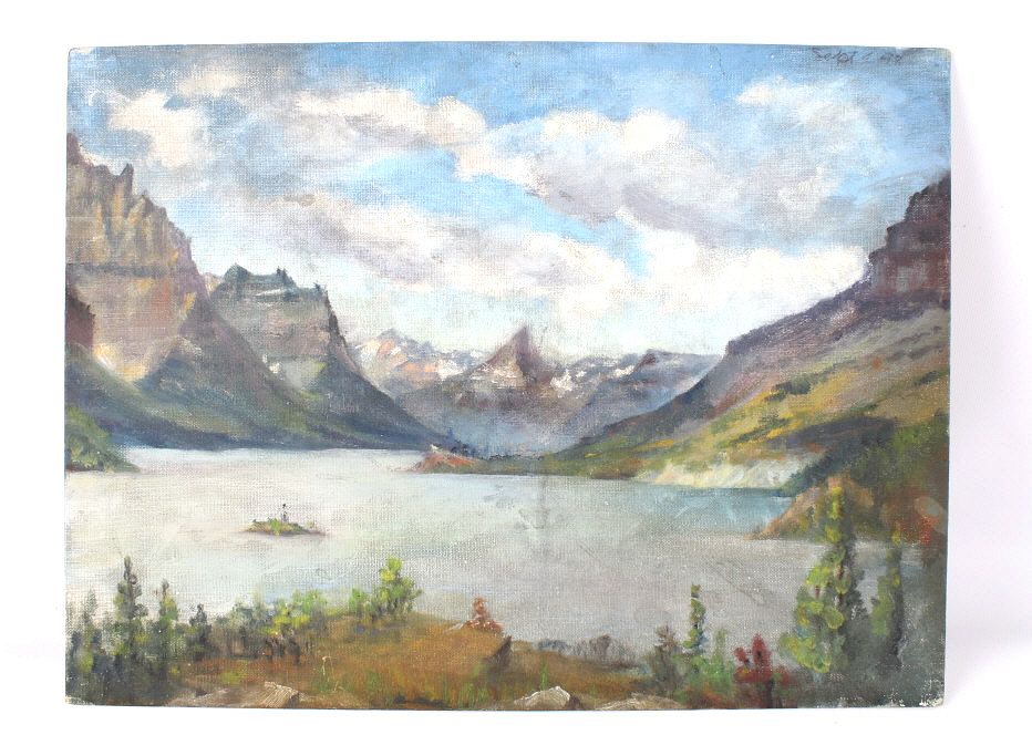 Appraisal: Carl Tolpo St Marys Lake Oil Painting Included in this