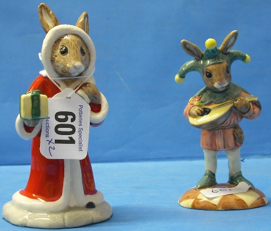 Appraisal: Royal Doulton Bunnykins figures Jester DB Boxed and Father Christmas