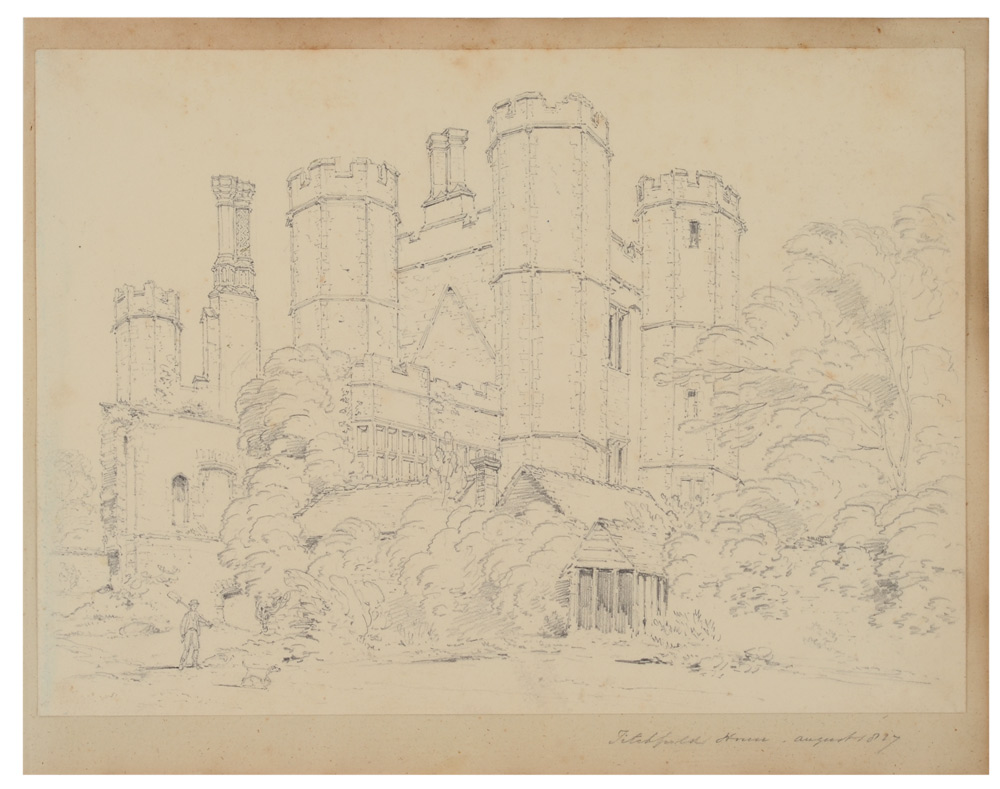 Appraisal: DRAWING ATTRIBUTED TO J M W TURNER FROM THE ESTATE