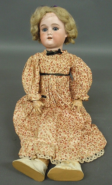 Appraisal: - A M German bisque head doll Floradora A M