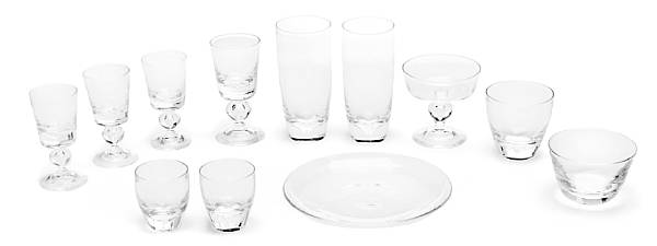 Appraisal: A large collection of Steuben clear glass tableware most by