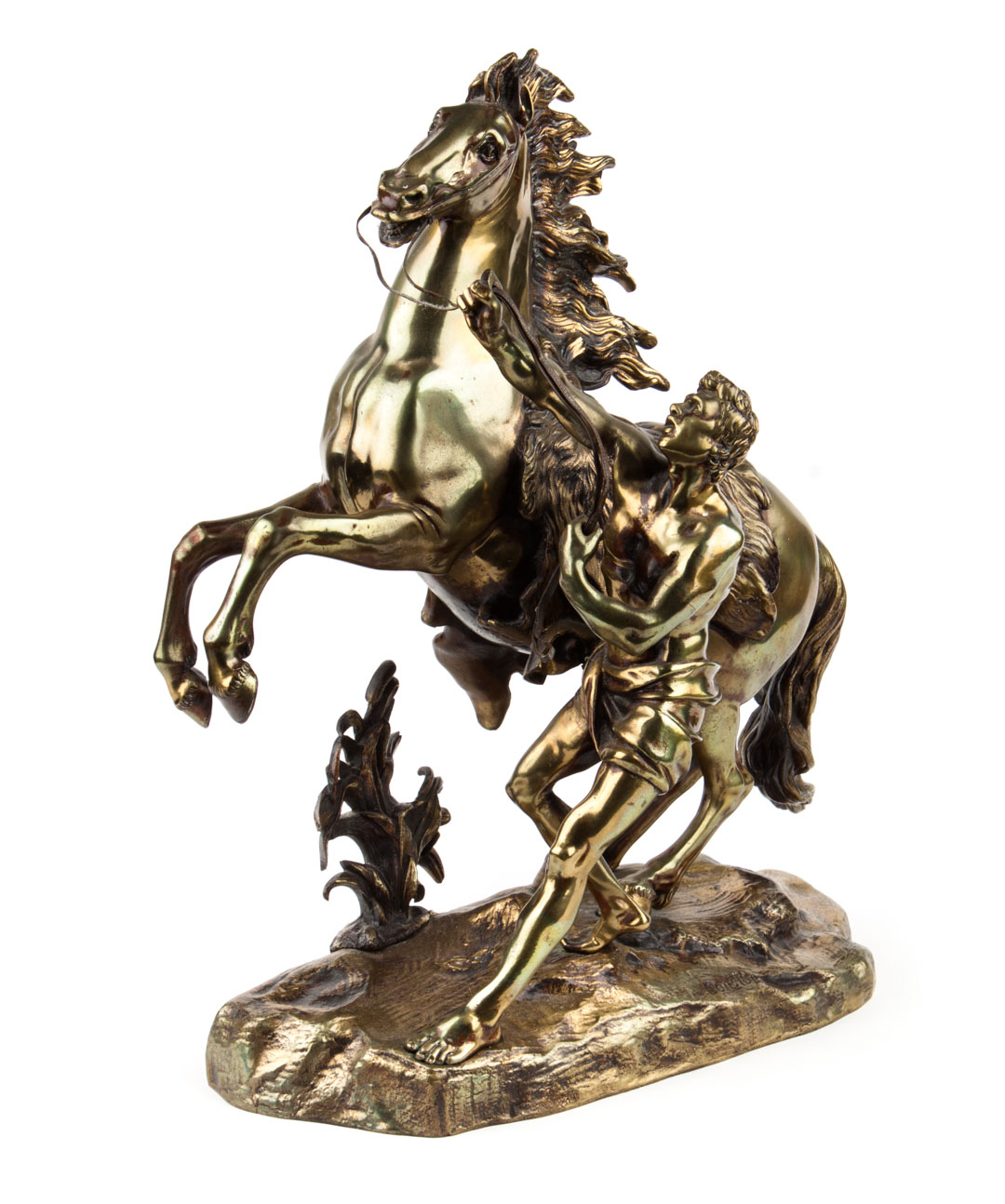 Appraisal: After Coustou Chevaux de Marly bronze modeled as classical horse