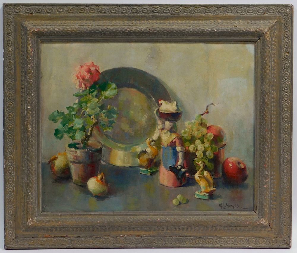 Appraisal: George Loftus Noyes O C Still Life Painting George Loftus