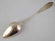 Appraisal: Irish Provincial silver A Brightcut Star Celtic point tablespoon c