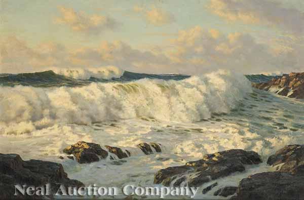 Appraisal: Josef M Arentz American Maine - Kennebunk Maine oil on