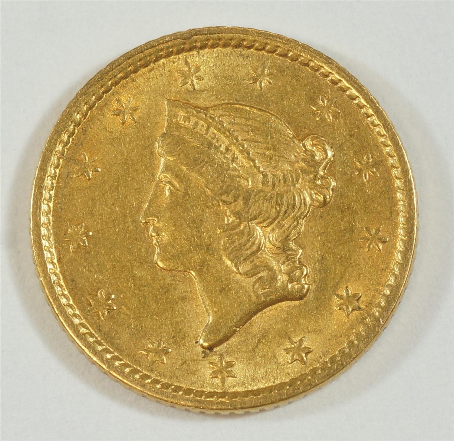 Appraisal: type one dollar gold EF