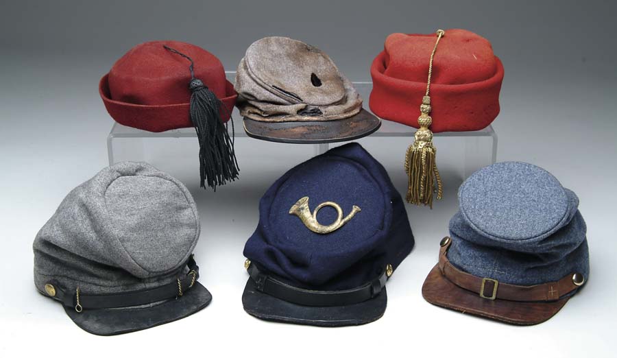 Appraisal: GROUP OF REPRODUCTION CIVIL WAR HATS Included in this group