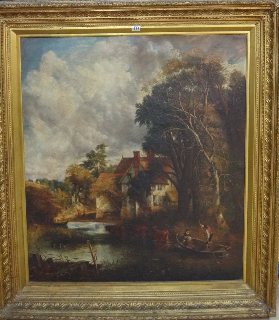 Appraisal: Henry Mark Anthony - The Mill oil on canvas signed