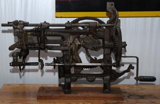 Appraisal: Commercial grade apple peeler ' x a large iron peeler