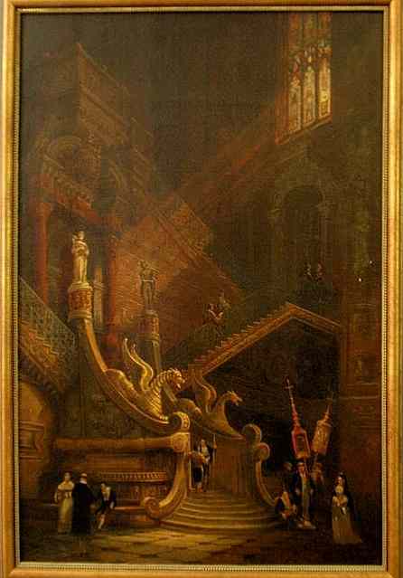 Appraisal: Continental oil on canvas painting th c of a Venetian