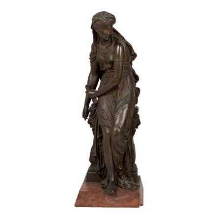 Appraisal: Bronze Figure of a Classical Woman Estimate -