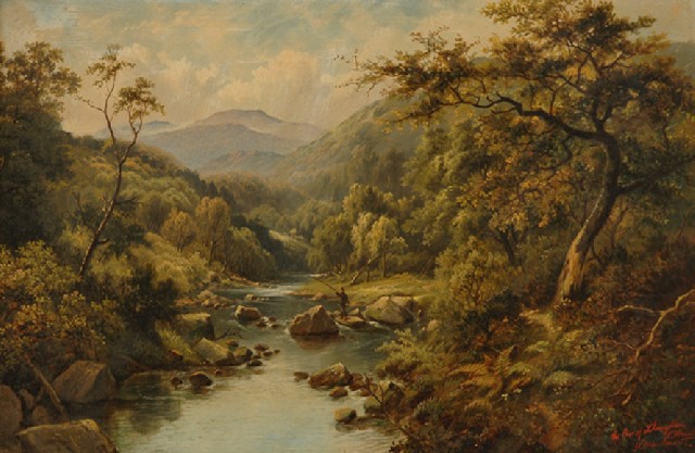 Appraisal: Henry Maidment British active - The Pass of Llangollen North