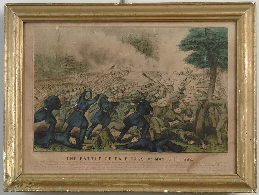 Appraisal: CURRIER IVES Publisher th Century THE BATTLE OF FAIR OAKS