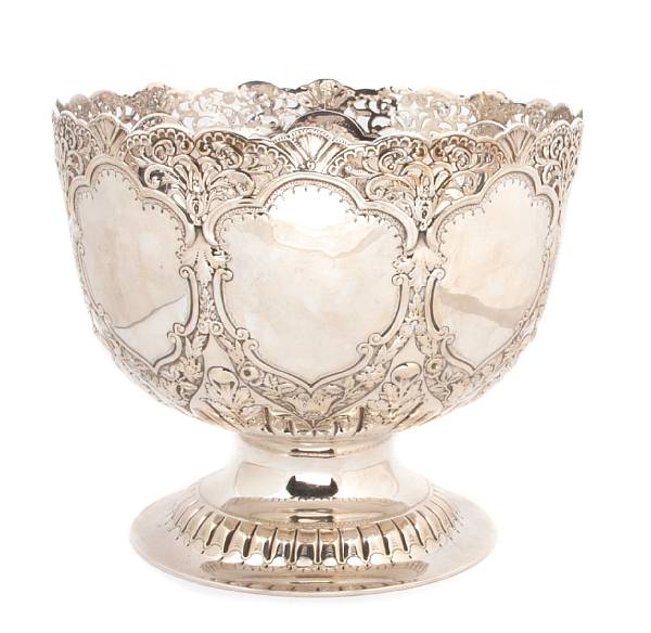 Appraisal: An Edward VII silver large pedestal bowlGeorge Jackson amp David