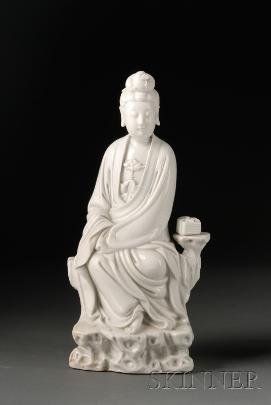 Appraisal: Blanc de Chine Figure th century Te Hua image of