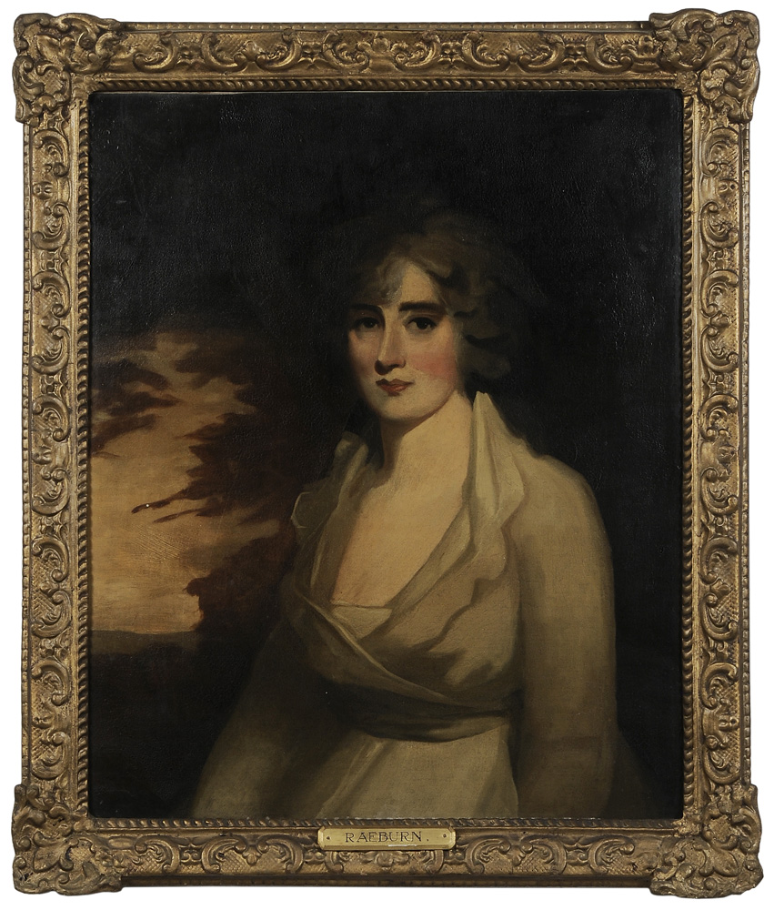 Appraisal: Follower of Sir Henry Raeburn British - Portrait of a