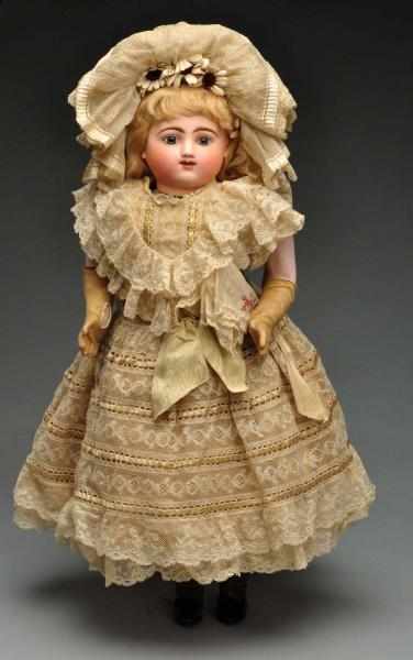 Appraisal: Jules Steiner B b Gigoteur Doll French bisque Steiner head