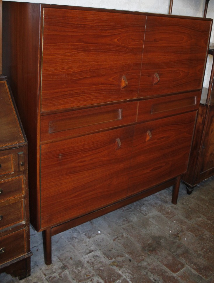 Appraisal: A 's teak sideboard By LLM furniture of Wallingford of