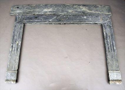 Appraisal: French Directoire Marble Fireplace Mantel