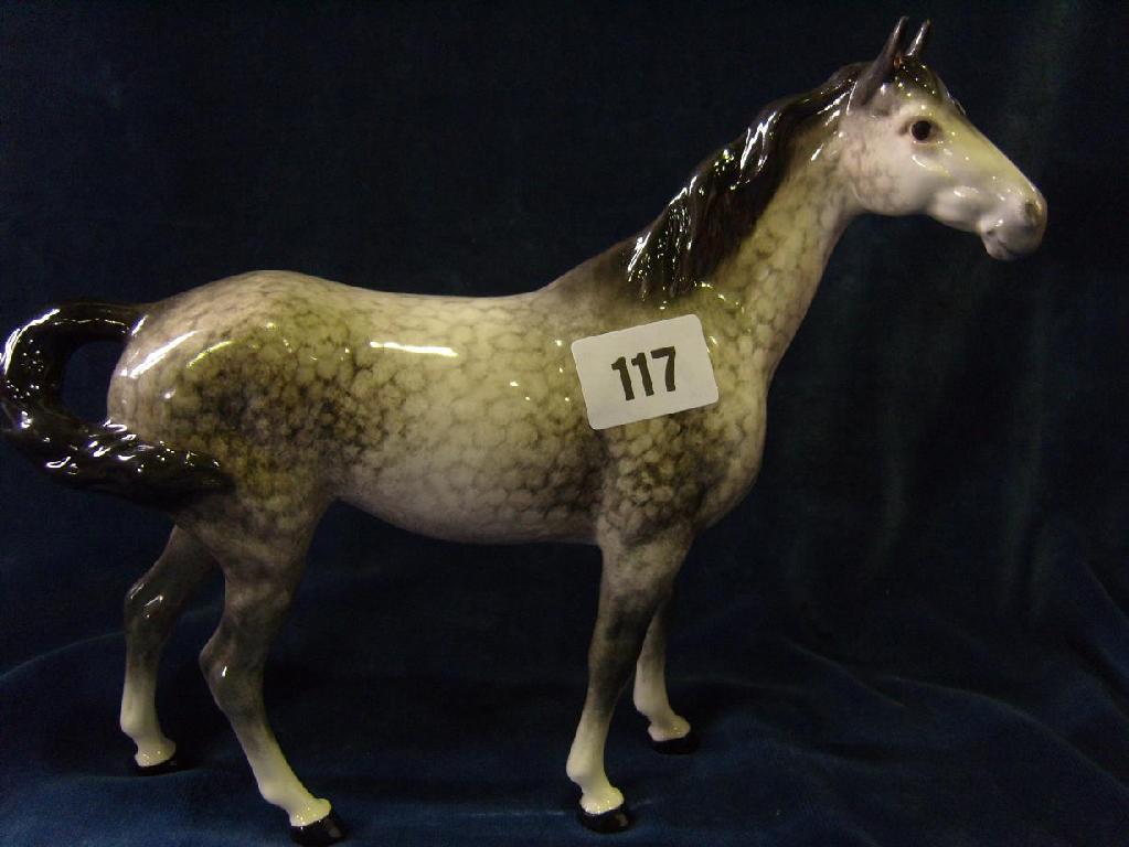 Appraisal: A Beswick model of a standing horse in the rocking