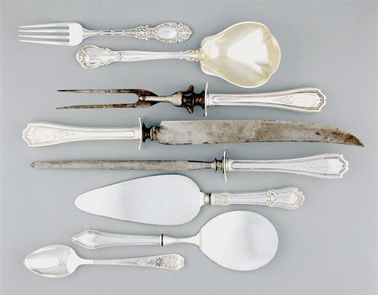 Appraisal: American sterling flatware and serving pieces circa - Gorham Chantilly