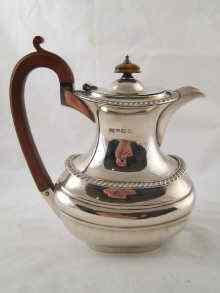 Appraisal: A silver jug with gadrooned rims by Carrington and Co