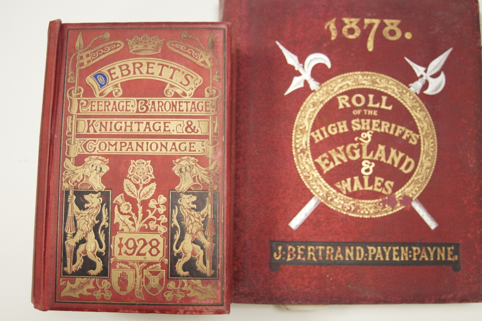 Appraisal: Debretts Peerage and Baronetage Knightage and Companionage for red cloth