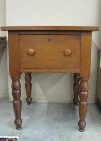 Appraisal: Antique Cherry Kitchen Work Table '' x '' x ''