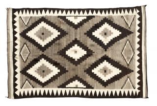 Appraisal: A Navajo regional rug Second quarter th century woven of