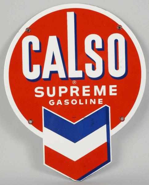 Appraisal: Porcelain Calso Supreme Pump Plate Description Circa s Clean and