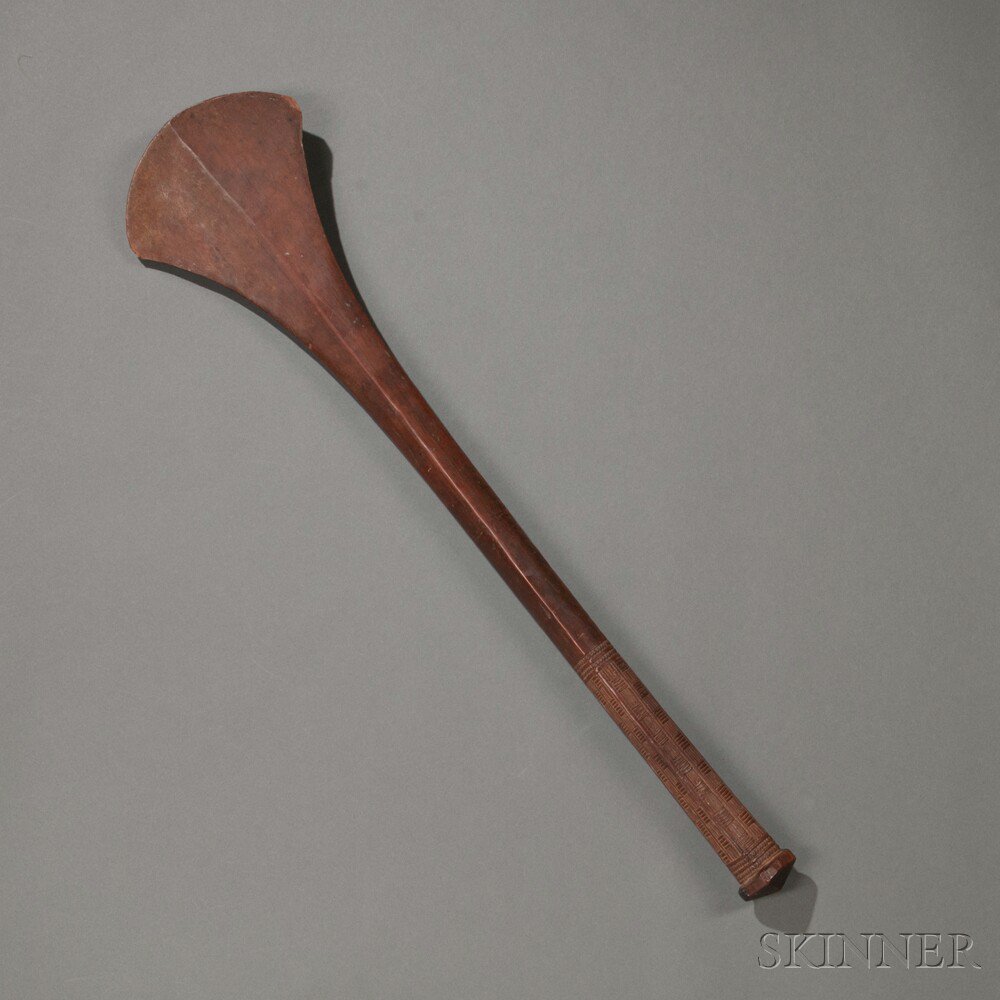 Appraisal: Fiji Island Fan Club th century with flared head and