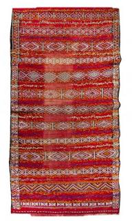 Appraisal: An Afghan Wool Rug feet inch x feet inches An