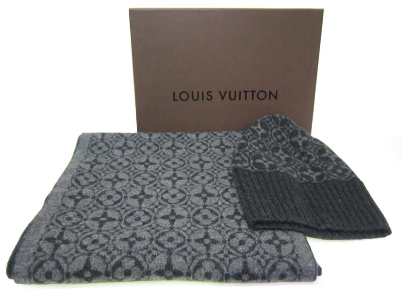 Appraisal: A LOUIS VUITTON KNITTED BEANIE AND A LOUIS VUITTON KNITTED