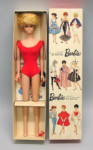 Appraisal: Barbie BARBIE Platinum Bubble Cut No Original box Box liner