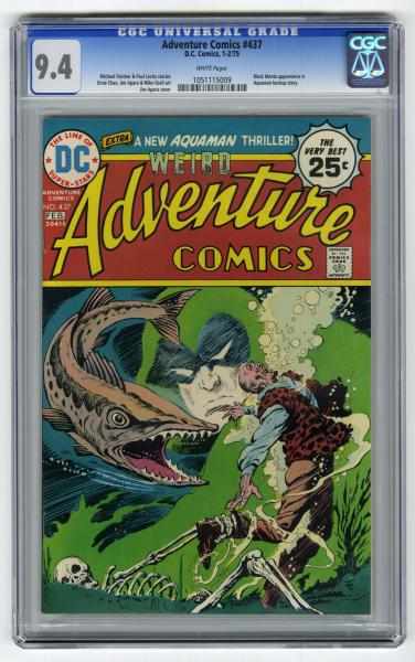 Appraisal: Adventure Comics CGC D C Comics - Michael Fleisher and