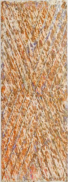 Appraisal: Kenneth Noland American born Winds - Mixograf a monotype with