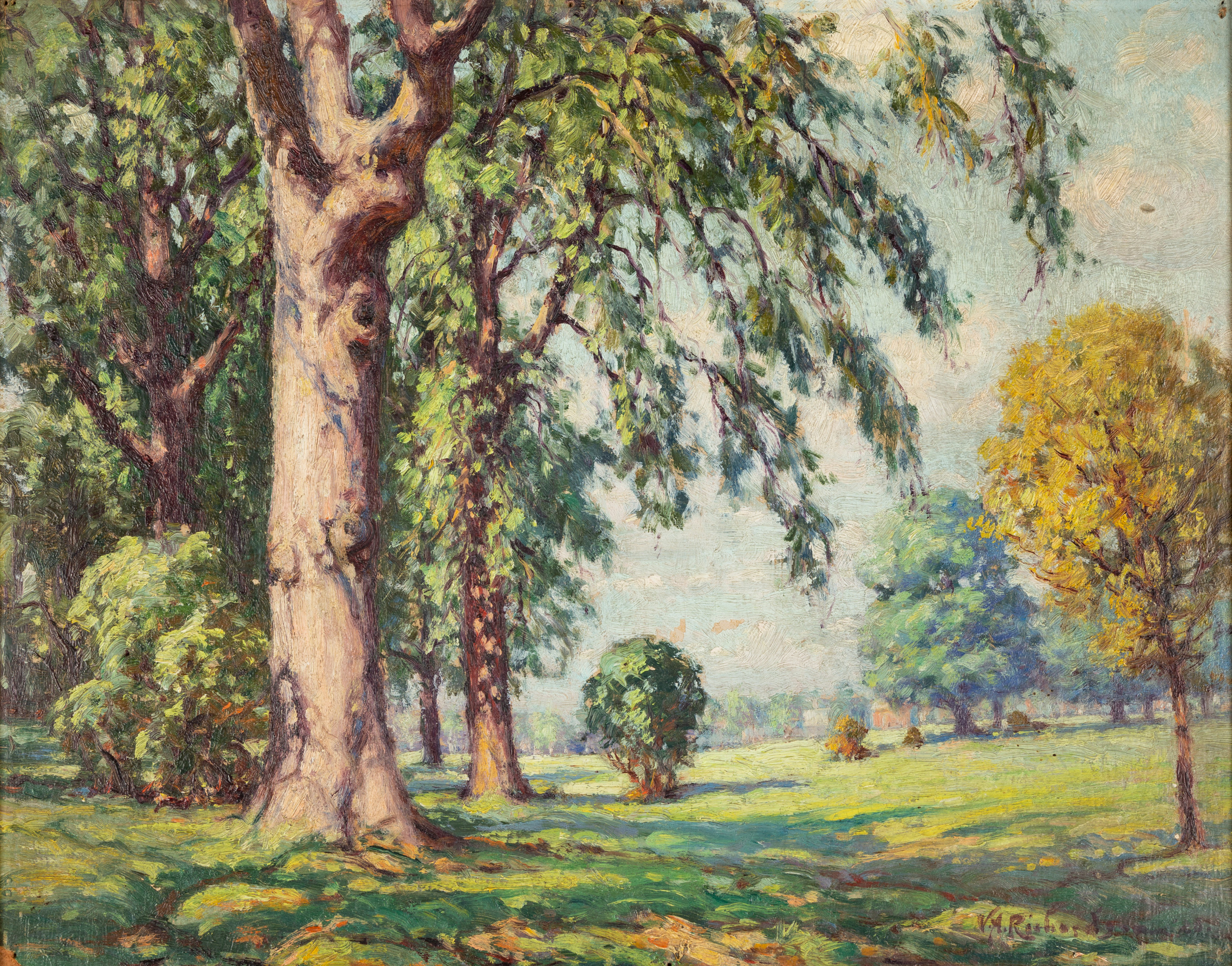 Appraisal: VOLNEY ALLAN RICHARDSON AMERICAN - PARK MEADOWS Oil on artist