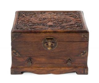 Appraisal: A Hardwood Chest Height x length x depth inches A